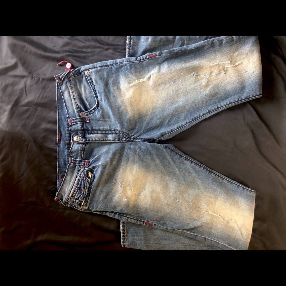True religion jeans size 34, worn Once